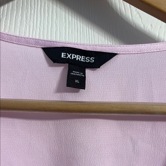 Elegant Pink Wrap Top - Picture 2 of 7